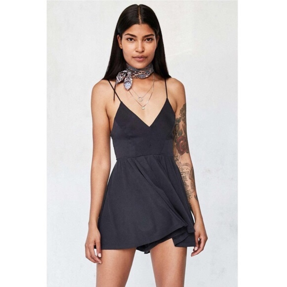 dark navy/black urban outfitters romper